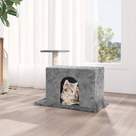 Vidaxl -Katzenmöbel mit Sisalkratzen 51 cm hellgrau