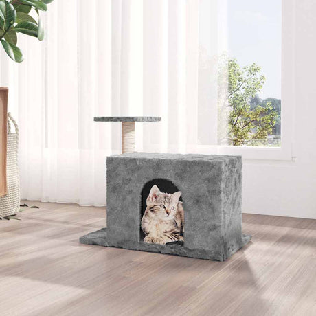 Vidaxl -Katzenmöbel mit Sisalkratzen 51 cm hellgrau