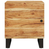 Vidaxl nachtkastje 40x33x46 cm massief acaciahout