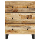 Vidaxl dressoir 60x33x75 cm massief mangohout