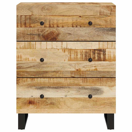 Vidaxl dressoir 60x33x75 cm massief mangohout