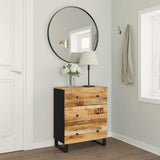 Vidaxl dressoir 60x33x75 cm massief mangohout
