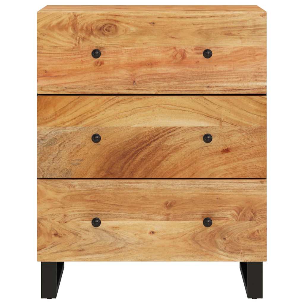 Vidaxl dressoir 60x33x75 cm massief acaciahout
