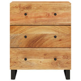 Vidaxl dressoir 60x33x75 cm massief acaciahout