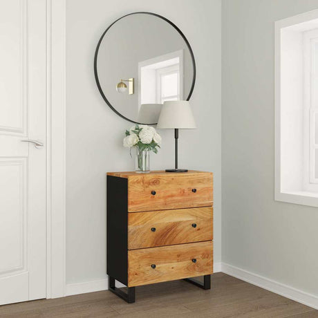 Vidaxl dressoir 60x33x75 cm massief acaciahout