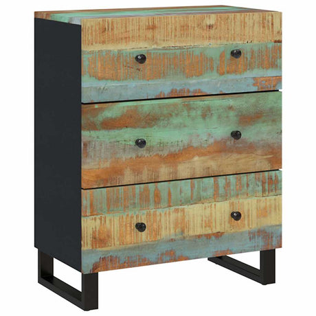 Vidaxl dressoir 60x33x75 cm massief gerecycled hout