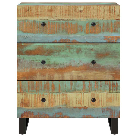 Vidaxl dressoir 60x33x75 cm massief gerecycled hout