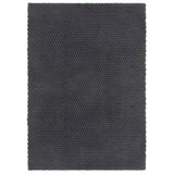 VIDAXL Rechteckige 200x300 cm Baumwoll -Anthrazit -geläutet