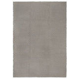 VIDAXL Rechteckige 160x230 cm Baumwollgrau