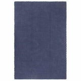 VIDAXL Rechteckige 120x180 cm Baumwollmarineblau
