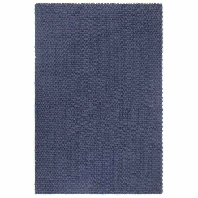 VIDAXL Rechteckige 120x180 cm Baumwollmarineblau