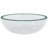 VIDAXL WASHBAIN 35X12 CM TEMPERTE GLASE Transparent