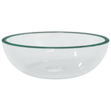 VIDAXL WASHBAIN 35X12 CM TEMPERTE GLASE Transparent
