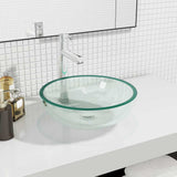VIDAXL WASHBAIN 35X12 CM TEMPERTE GLASE Transparent