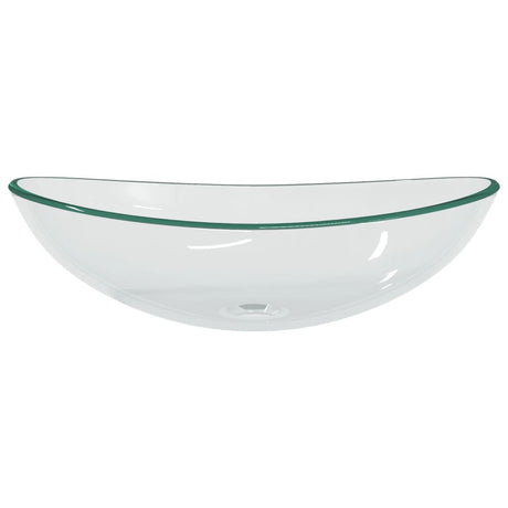 VIDAXL WASHBAIN 54.5X35X15,5 cm Härtetes Glas transparent