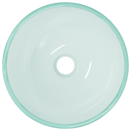 VIDAXL WASHBAIN 30 x 12 cm Temperiertes Glas matt
