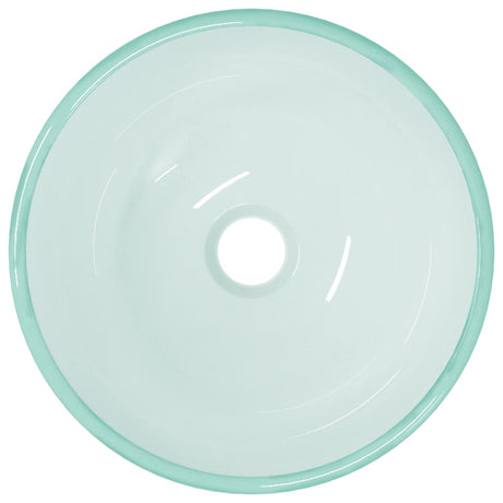 VIDAXL WASHBAIN 30 x 12 cm Temperiertes Glas matt