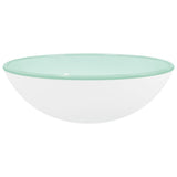 VIDAXL WASHBAIN 42 x 14 cm Temperiertes Glas weiß