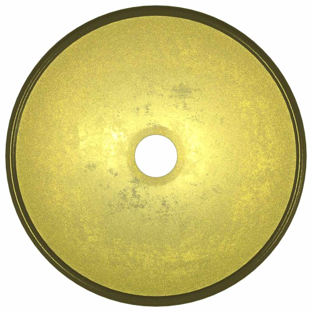 VIDAXL WASHBAIN 30X12 CM TEMPERTE GOLDEN
