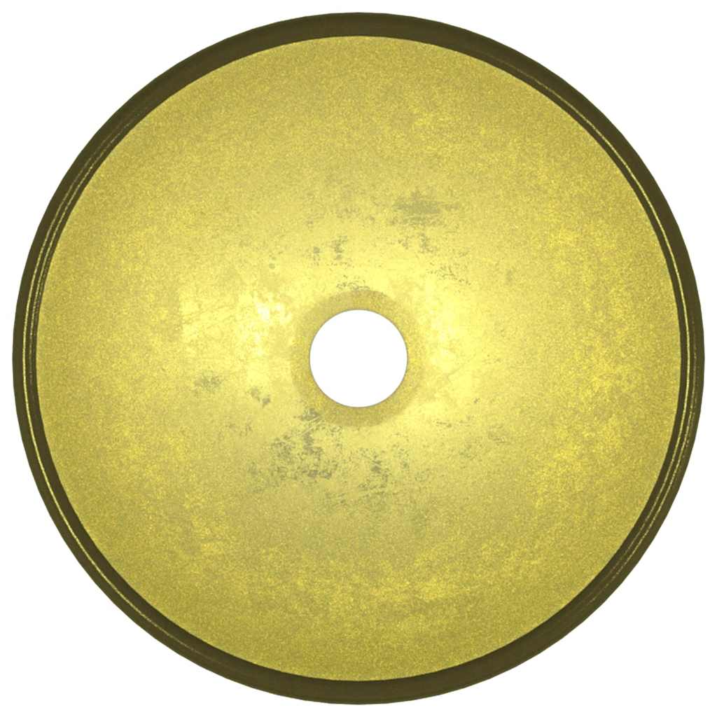 VIDAXL WASHBAIN 30X12 CM TEMPERTE GOLDEN