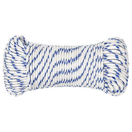 VIDAXL -Kofferchen 3 mm 100 m Polypropylenweiß