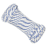 VidaXL Bootsseil 4 mm 25 m Polypropylen weiß