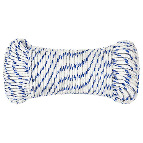 VidaXL Bootsseil 4 mm 25 m Polypropylen weiß