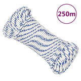 VIDAXL -Kofferchen -Seil 4 mm 250 m Polypropylenweiß