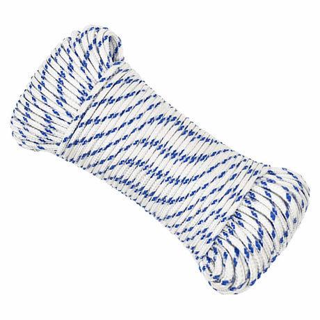 VIDAXL -Kofferchen -Seil 4 mm 250 m Polypropylenweiß