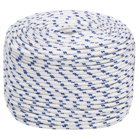 VIDAXL -Kofferchen 6 mm 50 m Polypropylenweiß