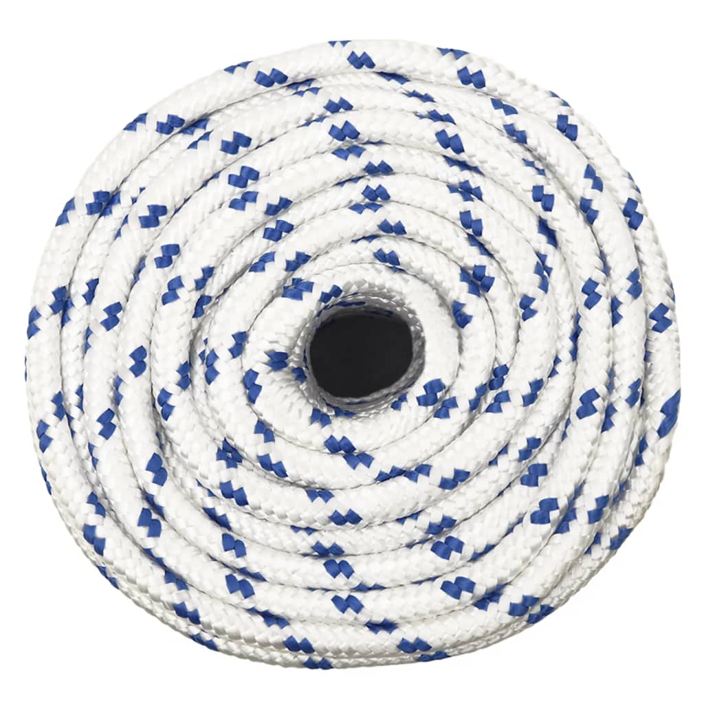 VIDAXL -Sturzseil 14 mm 25 m Polypropylenweiß