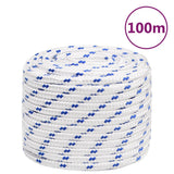 VIDAXL -Sturzseil 16 mm 100 m Polypropylenweiß