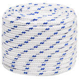 VIDAXL -Kofferchen Seil 18 mm 100 m Polypropylenweiß