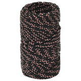 VIDAXL -Kofferchen -Seil 2 mm 25 m Polypropylenschwarz