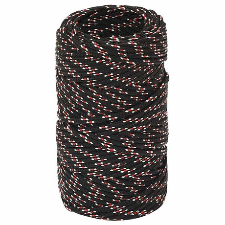 VIDAXL -Stiefelseil 2 mm 500 m Polypropylenschwarz