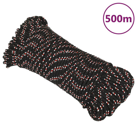 VIDAXL -Kofferchen -Seil 5 mm 500 m Polypropylenschwarz
