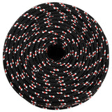 VIDAXL -Kofferchen 6 mm 25 m Polypropylenschwarz