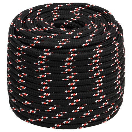 VIDAXL -Kofferchen Seil 18 mm 100 m Polypropylenschwarz