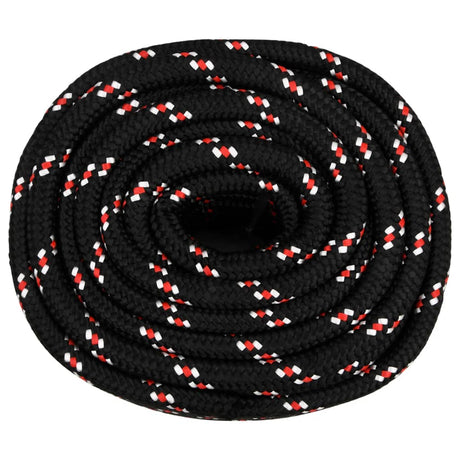 Vidaxl -Bootseil 20 mm 100 m Polypropylenschwarz