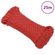 Vidaxl -Bootseil 3 mm 25 m Polypropylenrot