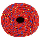 Vidaxxl Bootsseil 8 mm 250 m Polypropylen rot