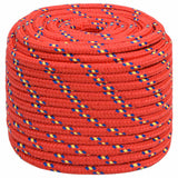 Vidaxxl Bootsseil 18 mm 100 m Polypropylen rot