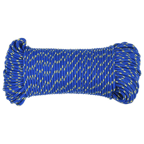 Vidaxxl Bootsseil 4 mm 25 m Polypropylen blau