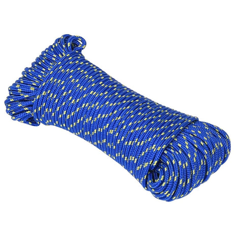 Vidaxxl Bootsseil 5 mm 25 m Polypropylen blau