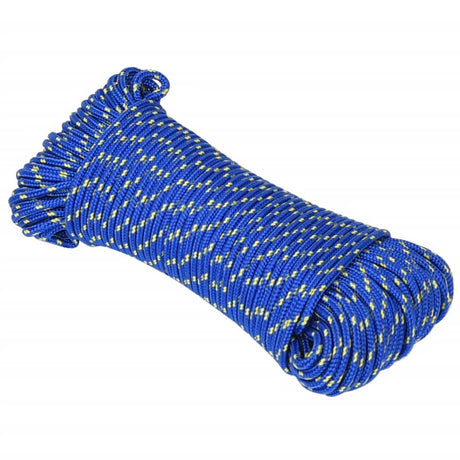 Vidaxxl Bootsseil 5 mm 25 m Polypropylen blau