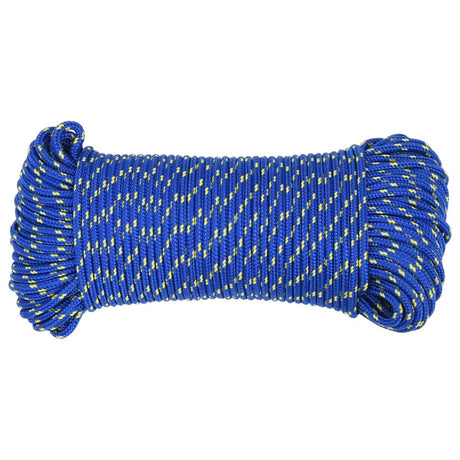 Vidaxl Bootsseil 5 mm 250 m Polypropylen blau