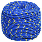 VidaXL Bootsseil 6 mm 50 m Polypropylen blau