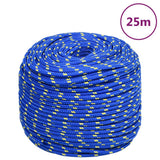 Vidaxxl Bootsseil 10 mm 25 m Polypropylen blau
