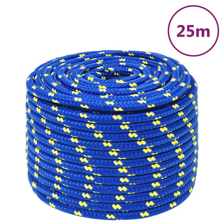 Vidaxl Bootsseil 14 mm 25 m Polypropylen blau