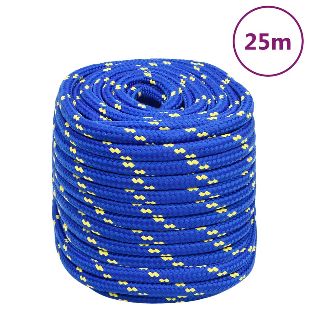 Vidaxl Bootsseil 16 mm 25 m Polypropylen blau